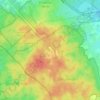 Mappa topografica Drie, altitudine, rilievo