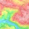 Mappa topografica Les Taillis, altitudine, rilievo