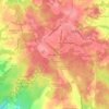 Mappa topografica Misty Meadows, altitudine, rilievo