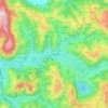 Mappa topografica La Vitarelle, altitudine, rilievo