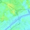 Mappa topografica Nixons Crossroads, altitudine, rilievo