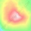 Mappa topografica Swain Mountain, altitudine, rilievo