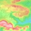 Mappa topografica Rayol, altitudine, rilievo