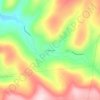 Mappa topografica Huntersland, altitudine, rilievo