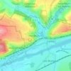 Mappa topografica Hardricourt, altitudine, rilievo