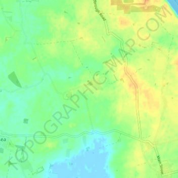 Mappa topografica Owstwick, altitudine, rilievo