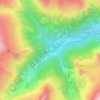 Mappa topografica Forbicina, altitudine, rilievo