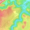 Mappa topografica Le Vialaret, altitudine, rilievo