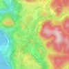 Mappa topografica Pisogno, altitudine, rilievo