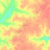 Mappa topografica Blooming Grove, altitudine, rilievo