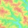 Mappa topografica Club Forest, altitudine, rilievo