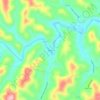 Mappa topografica Sardis, altitudine, rilievo
