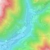 Mappa topografica La Noyaret, altitudine, rilievo