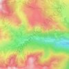 Mappa topografica Varda, altitudine, rilievo