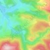 Mappa topografica Ornac, altitudine, rilievo