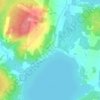 Mappa topografica Beaulac-Garthby, altitudine, rilievo