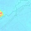Mappa topografica Recreo, altitudine, rilievo