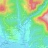 Mappa topografica Zomeais, altitudine, rilievo