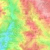 Mappa topografica Daillac, altitudine, rilievo