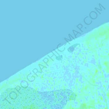 Mappa topografica Варандей, altitudine, rilievo