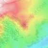 Mappa topografica Puy de Chambourguet, altitudine, rilievo