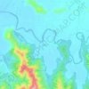 Mappa topografica Looc, altitudine, rilievo
