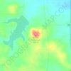 Mappa topografica Wicker Mountain, altitudine, rilievo