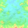 Mappa topografica Coop. Casas Altas, altitudine, rilievo