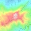 Mappa topografica Cerro Santa Elena, altitudine, rilievo