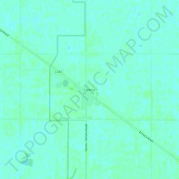 Mappa topografica Undera, altitudine, rilievo