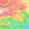 Mappa topografica Brugely, altitudine, rilievo