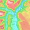 Mappa topografica Le Babory de Blesle, altitudine, rilievo