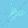 Mappa topografica Marken, altitudine, rilievo