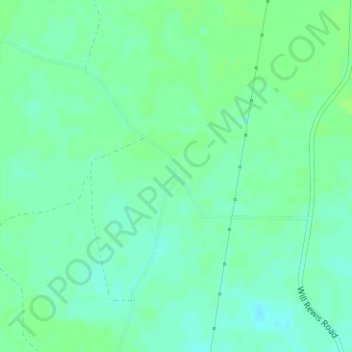 Mappa topografica Bamburg, altitudine, rilievo