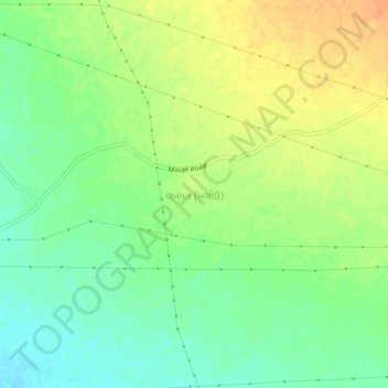 Mappa topografica Lakhpat (Bachau), altitudine, rilievo