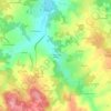 Mappa topografica Le Moulin des Monts, altitudine, rilievo