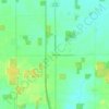 Mappa topografica Alvada, altitudine, rilievo