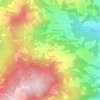 Mappa topografica Castellana, altitudine, rilievo