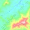 Mappa topografica Browntown, altitudine, rilievo