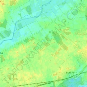 Mappa topografica Augustenfeld, altitudine, rilievo