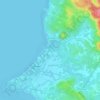 Mappa topografica Sabang, altitudine, rilievo