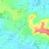 Mappa topografica Lille, altitudine, rilievo