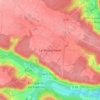 Mappa topografica Le Mesnil-Sevin, altitudine, rilievo