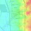 Mappa topografica Anthony, altitudine, rilievo