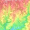 Mappa topografica Les Marottes, altitudine, rilievo