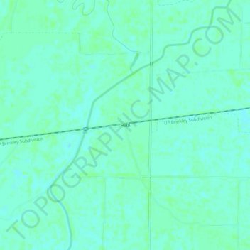 Mappa topografica Heth, altitudine, rilievo