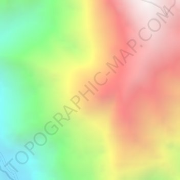 Mappa topografica Santa Rita, altitudine, rilievo