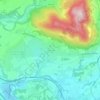 Mappa topografica La Murette, altitudine, rilievo