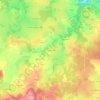Mappa topografica Ventenat, altitudine, rilievo