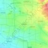 Mappa topografica Hachum, altitudine, rilievo